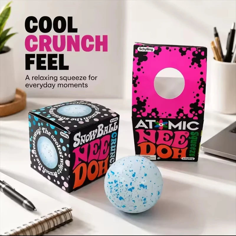 Needoh Snow Ball Crunch Squish
