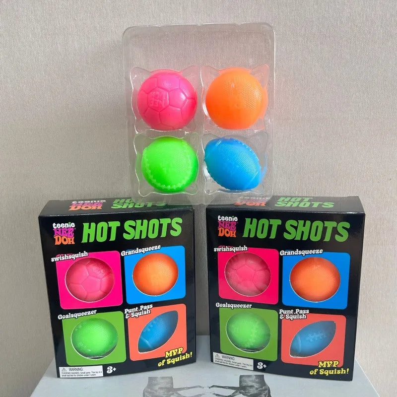 4-in-1 Sports Ball Fidget Squish