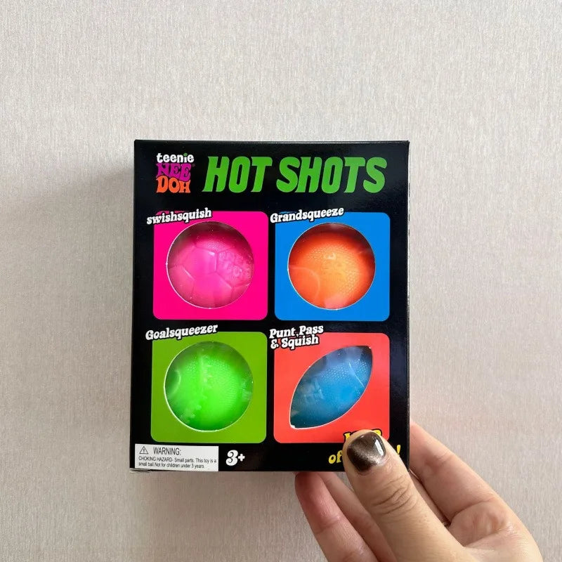 4-in-1 Sports Ball Fidget Squish