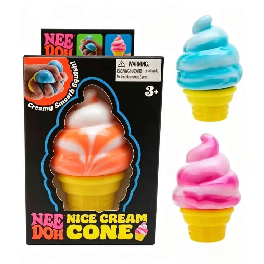 Needoh Colorful Ice Cream Cone Squish