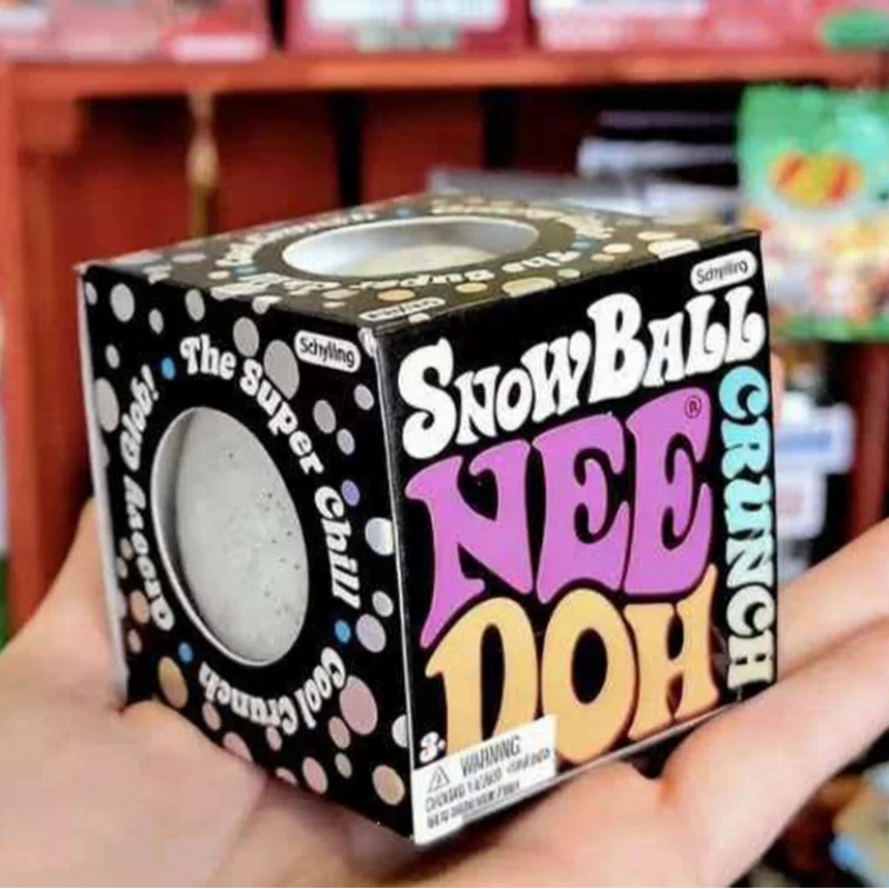 Needoh Snow Ball Crunch Squish