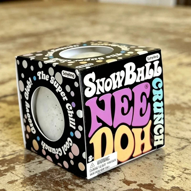 Needoh Snow Ball Crunch Squish