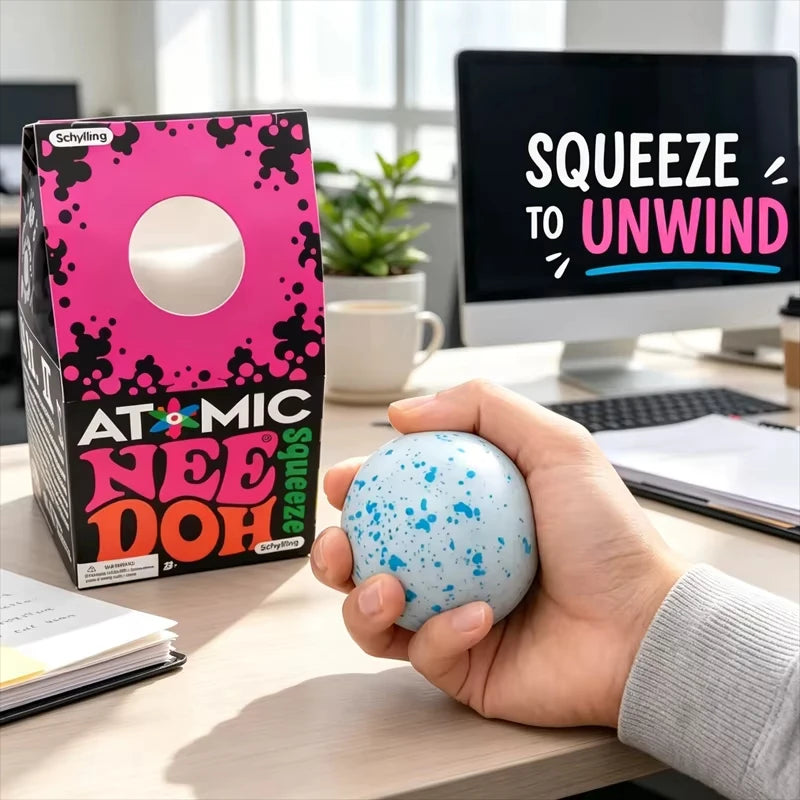Needoh Snow Ball Crunch Squish