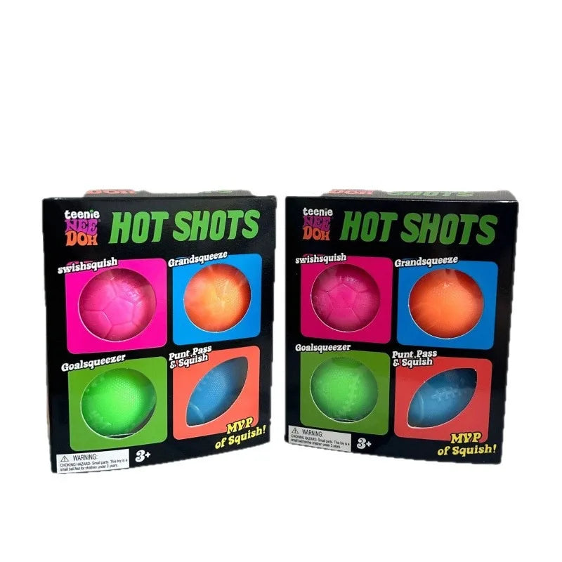 4-in-1 Sports Ball Fidget Squish